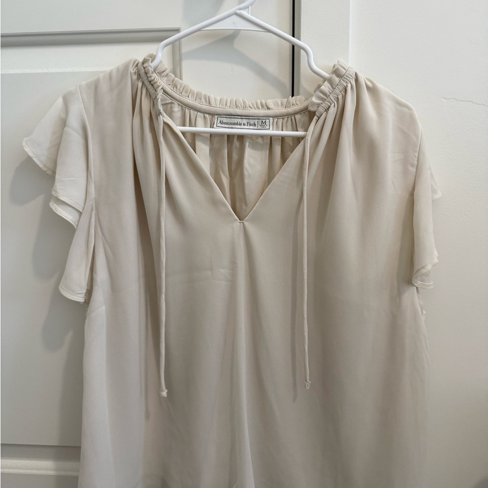 Abercrombie & Fitch Cream Blouse
